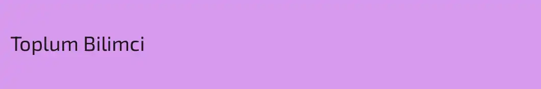 Toplum Bilimci